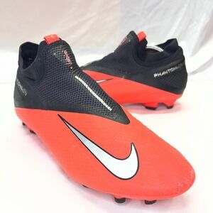 Nike Phantom Vision Academy DF FG Soccer Cleats Crimson Black CD4162-606 Mens 9